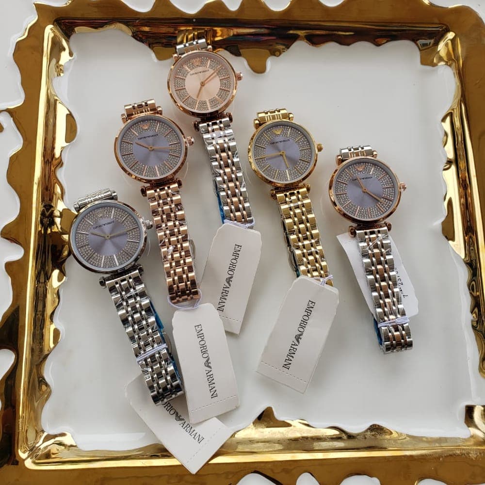 Pavé Steel Watch